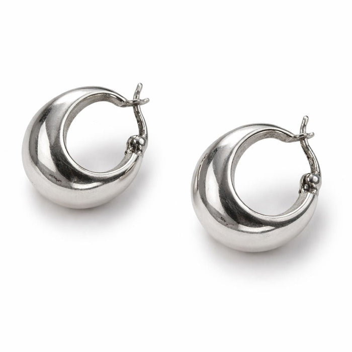Silver Hoop Earring (Gizelle)
