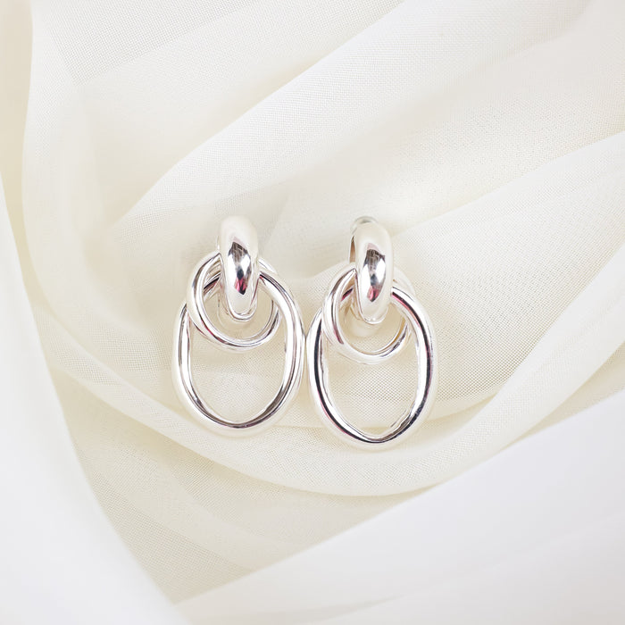 Silver Knotted Earring (Gizelle)