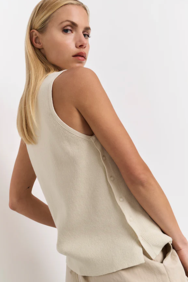 Sleeveless Button Top (Yaya)