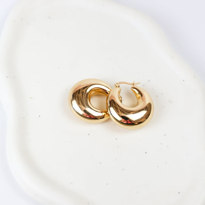 Smooth Circle earring (Gizelle)