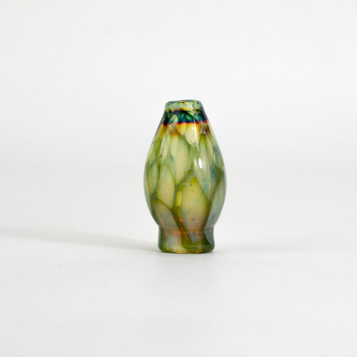 snake scaled pivot top glass puffco attachment