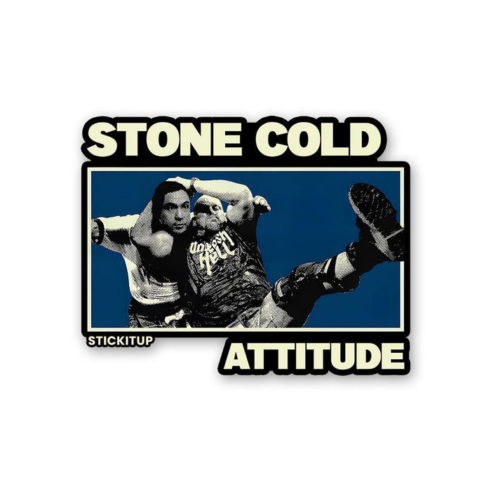 STONE COLD ATTITUDE Sticker - Stickers | STICK IT UP