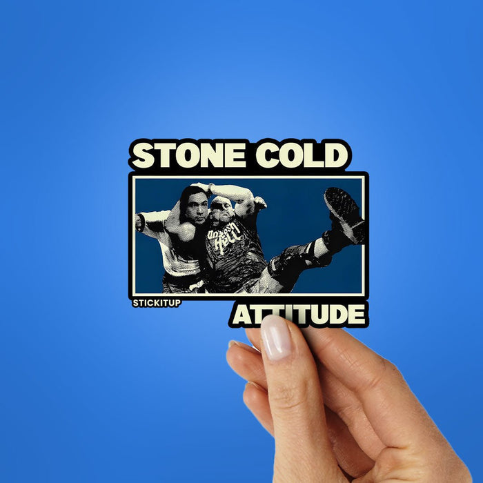 STONE COLD ATTITUDE Sticker - Stickers | STICK IT UP