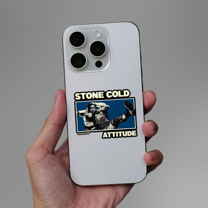 STONE COLD ATTITUDE Sticker - Stickers | STICK IT UP