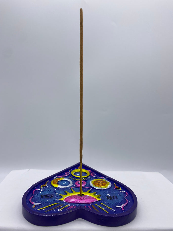 Sun and Moon Planchette Incense Holder