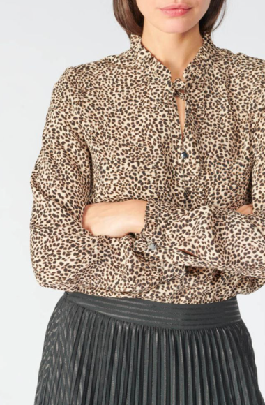 Susan Leopard Blouse (Le Temp Des Cerises)