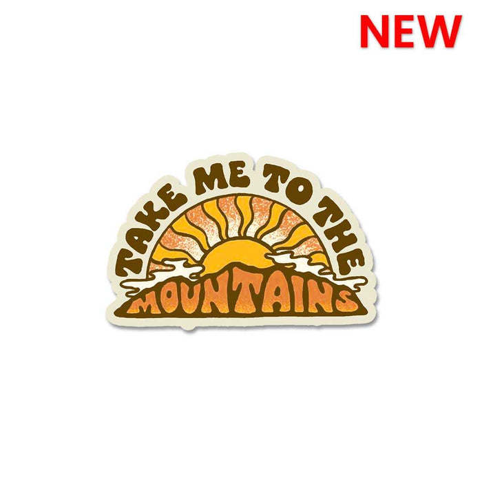 Take Me To The Mountains Sticker - Stickers | STICK IT UP