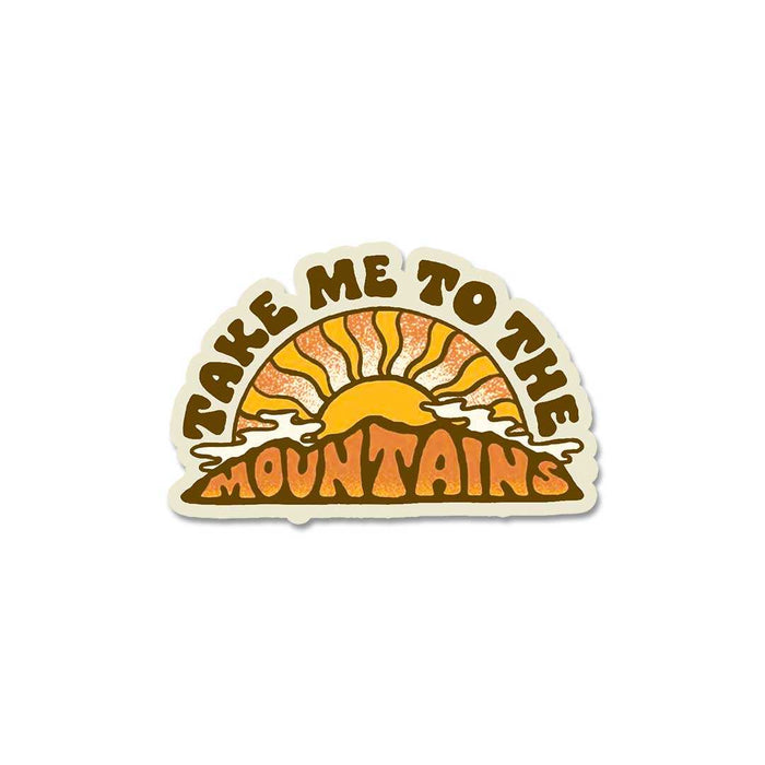 Take Me To The Mountains Sticker - Stickers | STICK IT UP