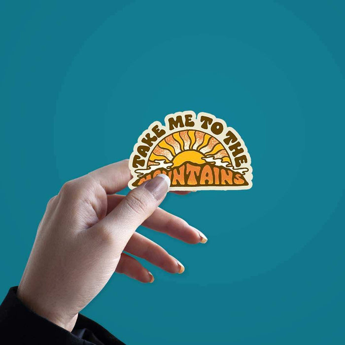 Take Me To The Mountains Sticker - Stickers | STICK IT UP