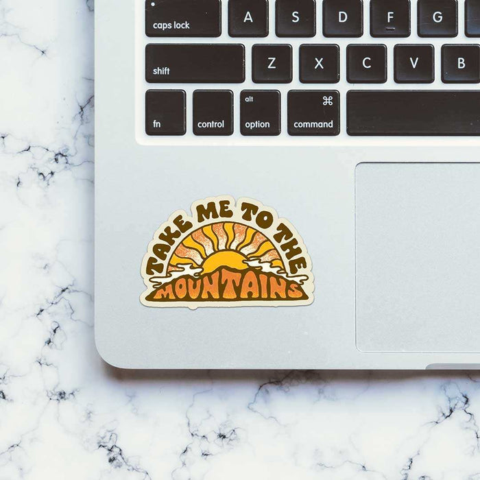 Take Me To The Mountains Sticker - Stickers | STICK IT UP