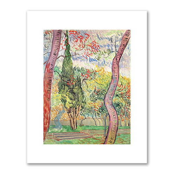 Vincent van Gogh, The Garden of Saint-Paul Hospital, October 1889, Private Collection. Photo Â© Bridgeman Images. Fine Art Prints in various sizes by Museums.Co