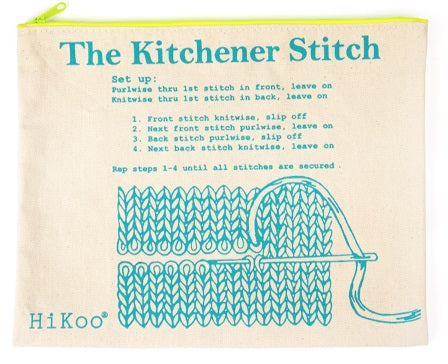 "The Kitchener Stitch" Pouch