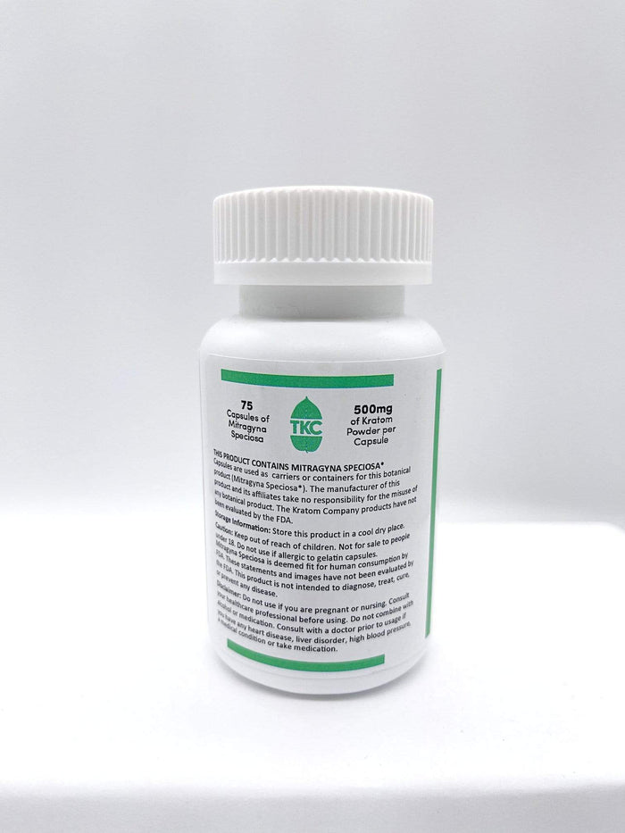 Smoke Station Kratom The Kratom Company Premium Kratom Capsules 150 and 75