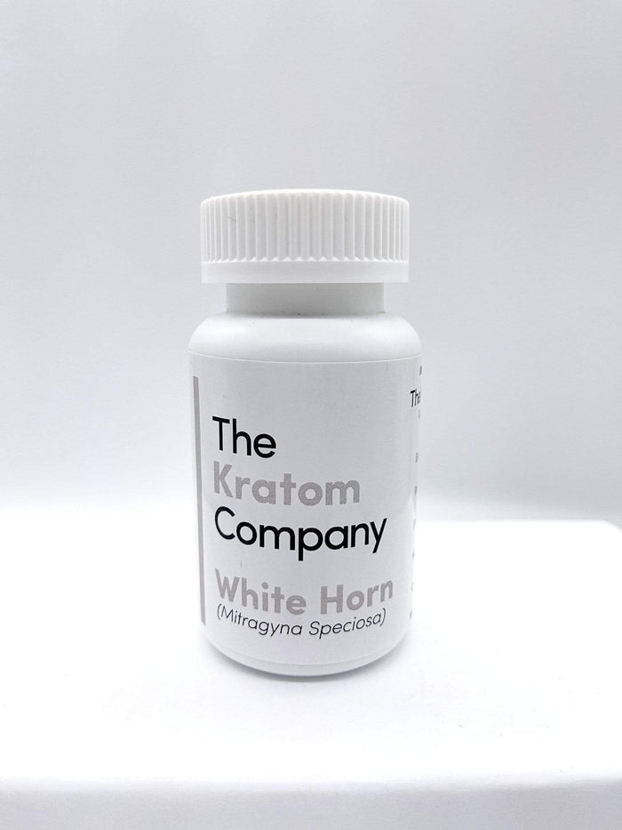 Smoke Station Kratom 75 Caps / White Horn The Kratom Company Premium Kratom Capsules 150 and 75
