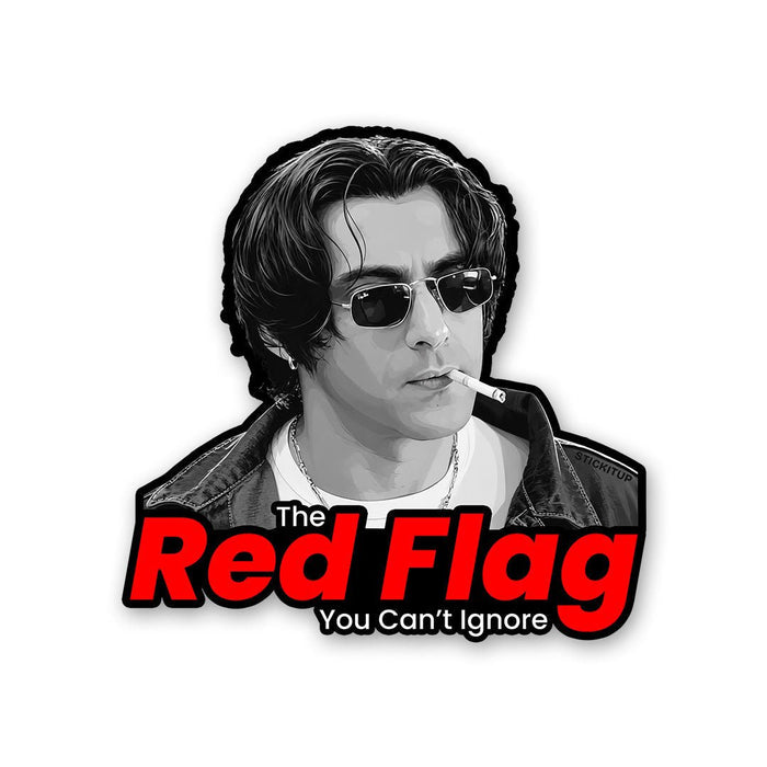 The Red Flag Sticker - Stickers | STICK IT UP