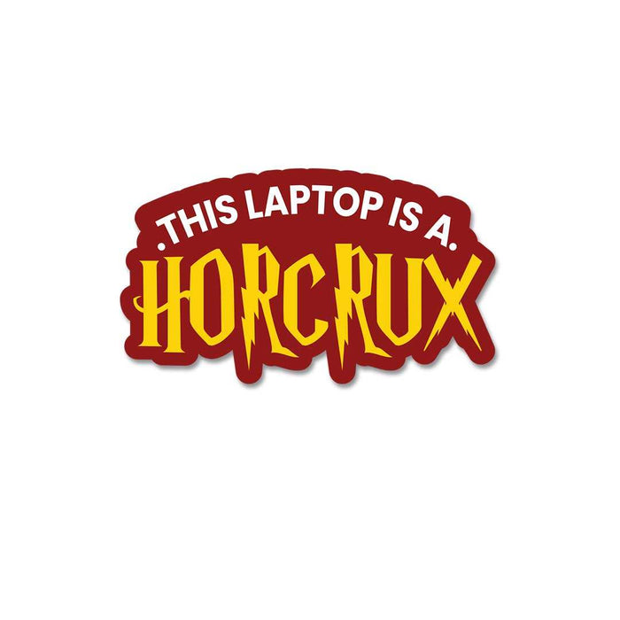 This Laptop Is A Horcrux Sticker - Stickers | STICK IT UP