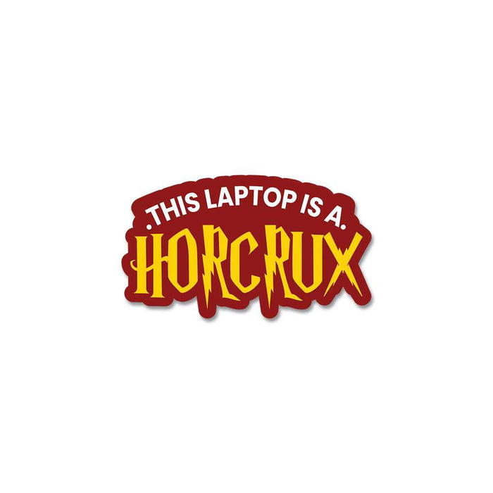 This Laptop Is A Horcrux Sticker - Stickers | STICK IT UP