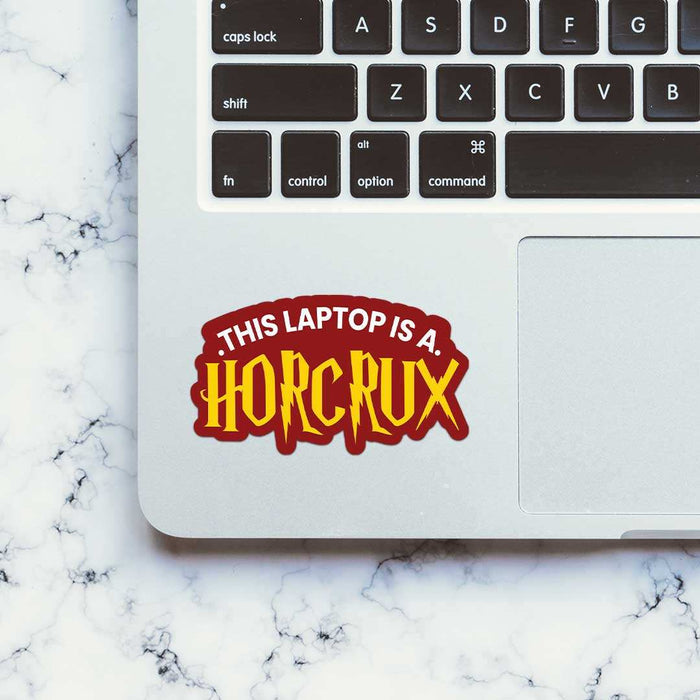 This Laptop Is A Horcrux Sticker - Stickers | STICK IT UP