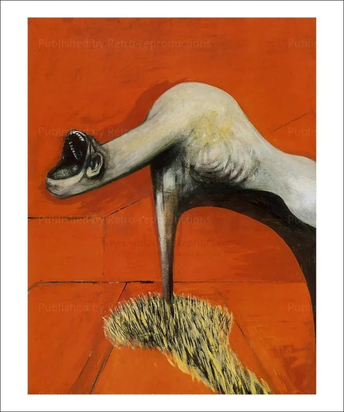 Three Studies for Figures at the Base of a Crucifixion, 1944 - VINTAGEARTREPRINTS.COM
