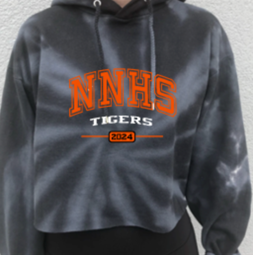 Tie Dye Cropped Hoodie