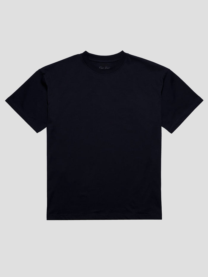 one dna tokyo t-shirt in black on gray background