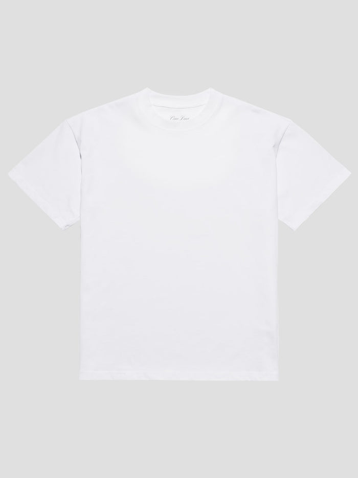 one dna tokyo t-shirt in white on gray background