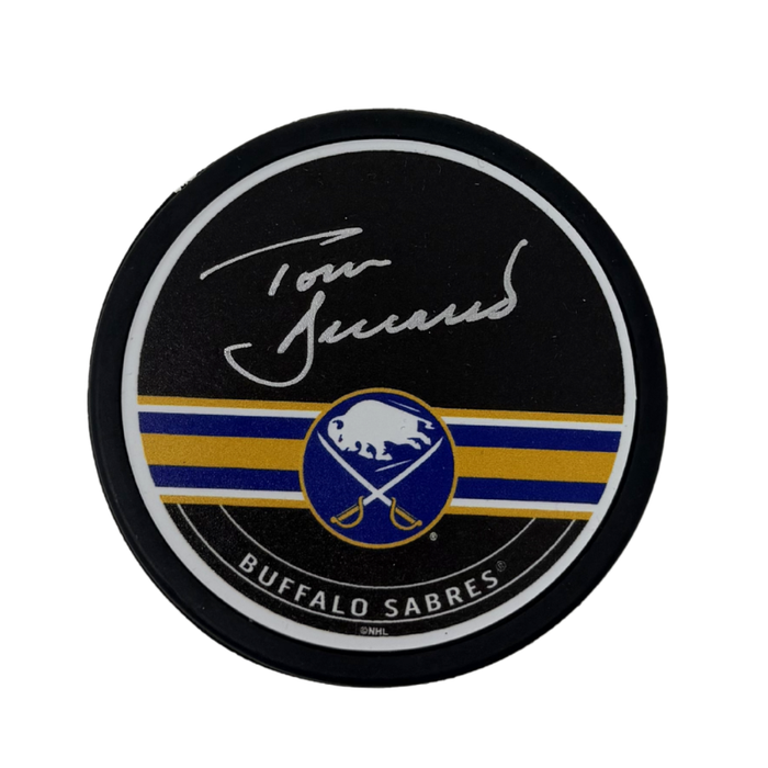 Tom Barrasso Signed Buffalo Sabres Autograph Puck