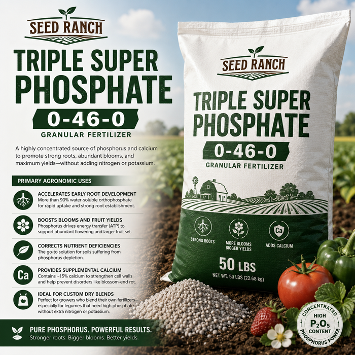 Triple Superphosphate 0-46-0 Granular Fertilizer - Seed World