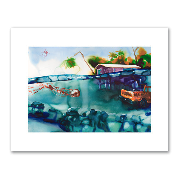 Alexis Rockman, Tropical Island, 2022, Mystic Seaport Museum. Â© Alexis Rockman. Fine Art Prints in various sizes by Museums.Co