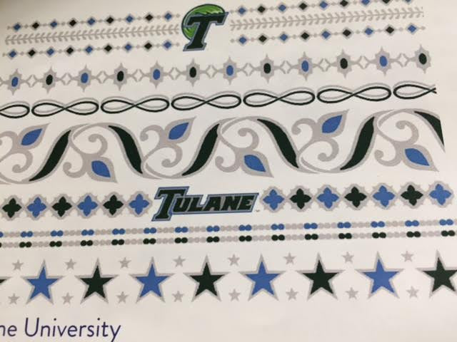 Tulane Flash Tatoos