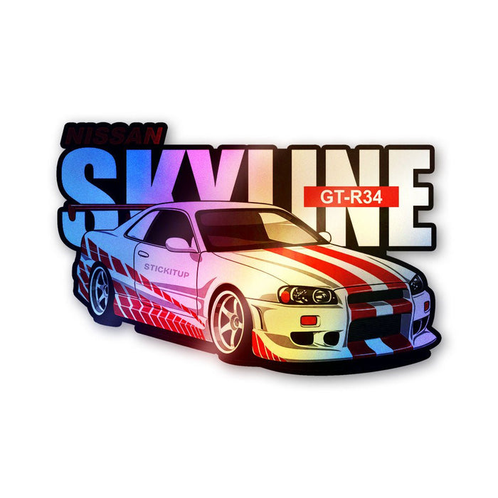 Twin-Turbo Street Legend Holographic Stickers - Holographic stickers | STICK IT UP
