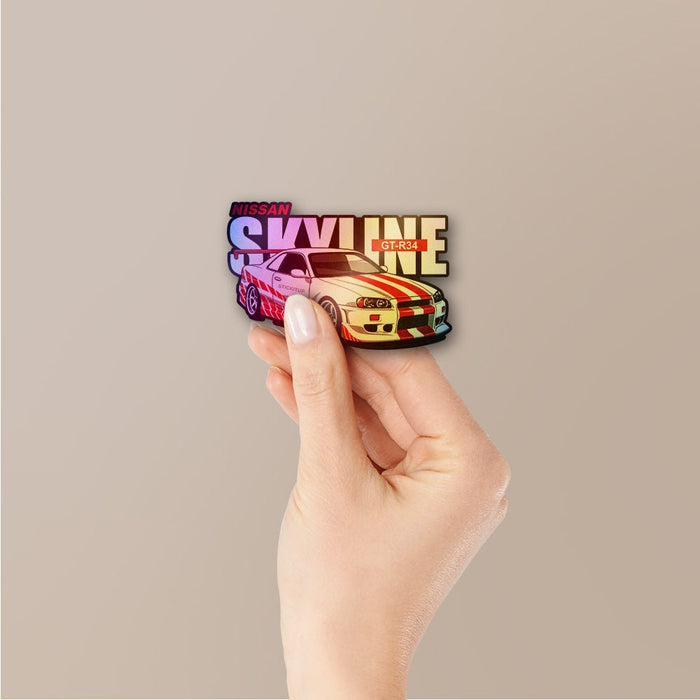 Twin-Turbo Street Legend Holographic Stickers - Holographic stickers | STICK IT UP