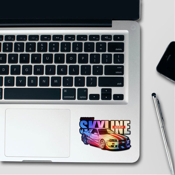 Twin-Turbo Street Legend Holographic Stickers - Holographic stickers | STICK IT UP
