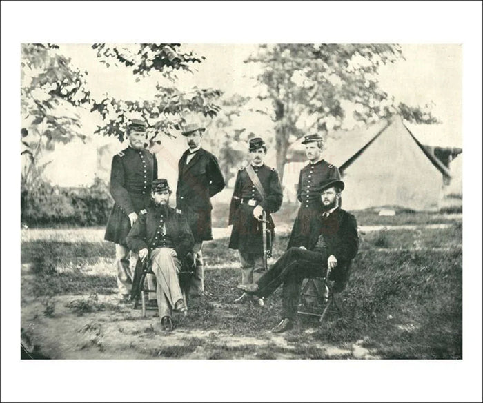 Unknown Federal Officers, American Civil War - VINTAGEARTREPRINTS.COM