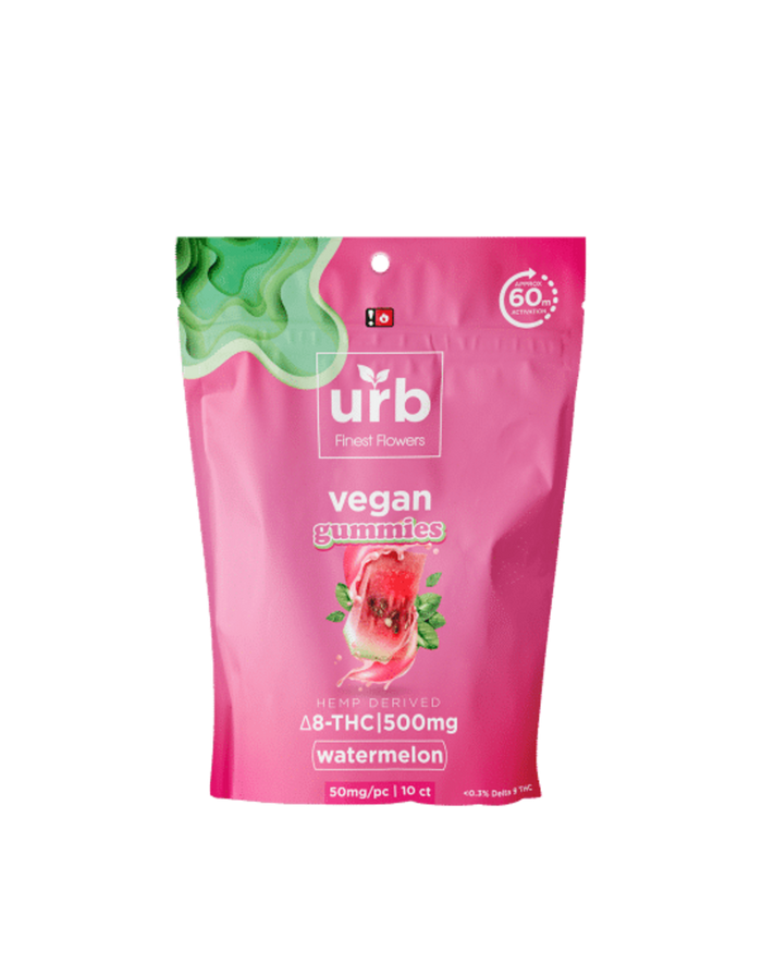 Urb Delta8 Vegan Gummies 500mg