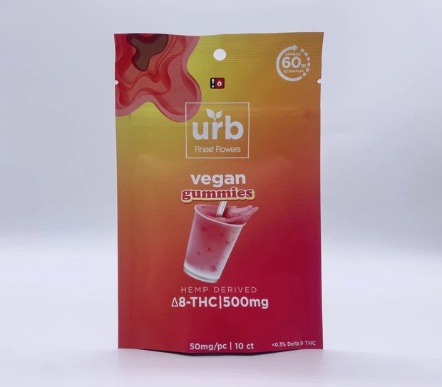Urb Delta8 Vegan Gummies 500mg