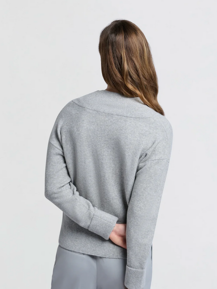 V-neck Ribbed Sweater (Yaya)