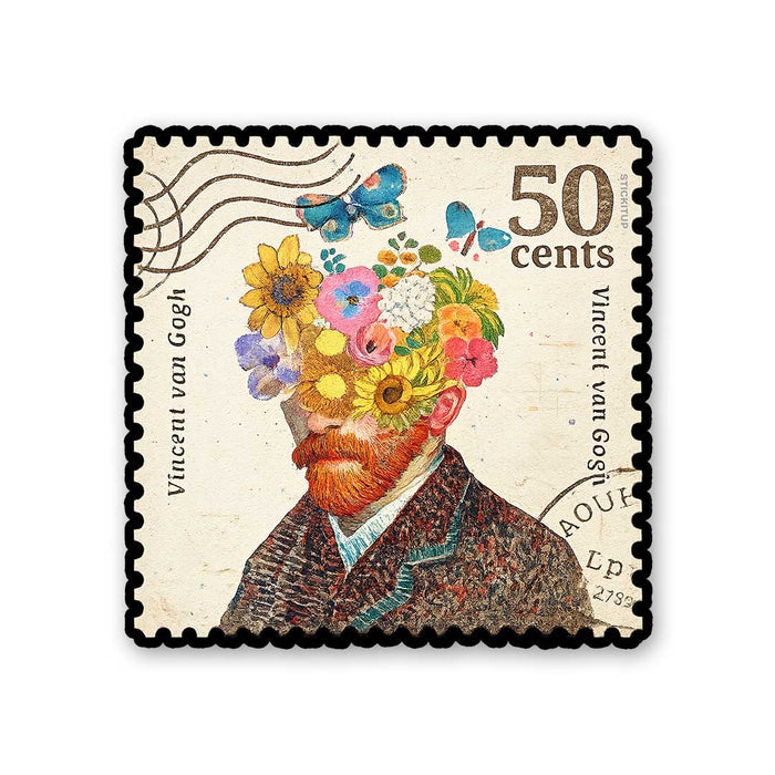 Van Gogh Stamp Sticker - Stickers | STICK IT UP