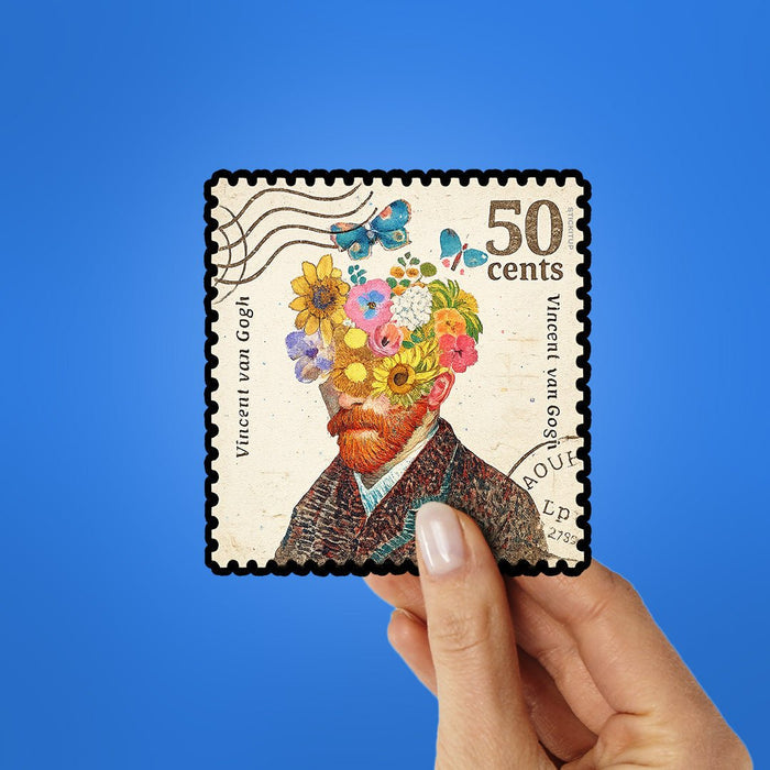 Van Gogh Stamp Sticker - Stickers | STICK IT UP