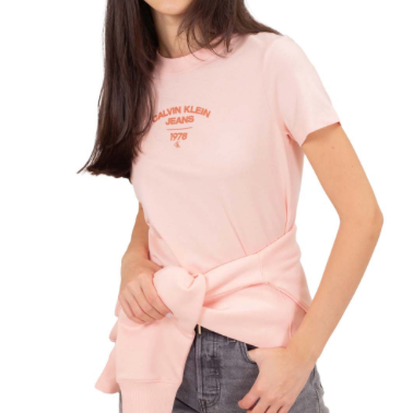 Varsity Baby Tee Pink (Calvin Klein)