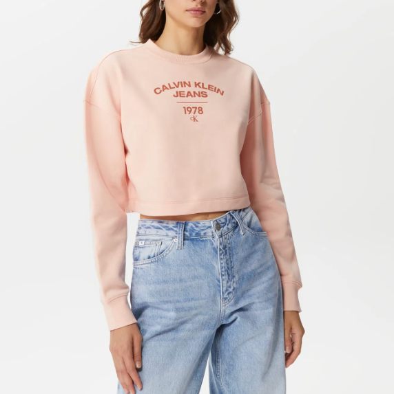Varsity Crewneck Top (Calvin Klein)
