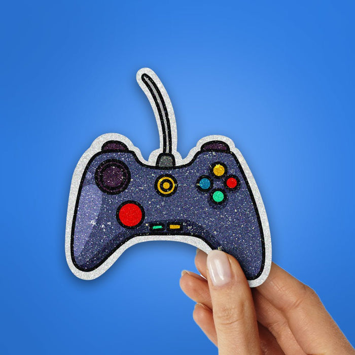Video Game Glitter Sticker - Glitter Stickers | STICK IT UP
