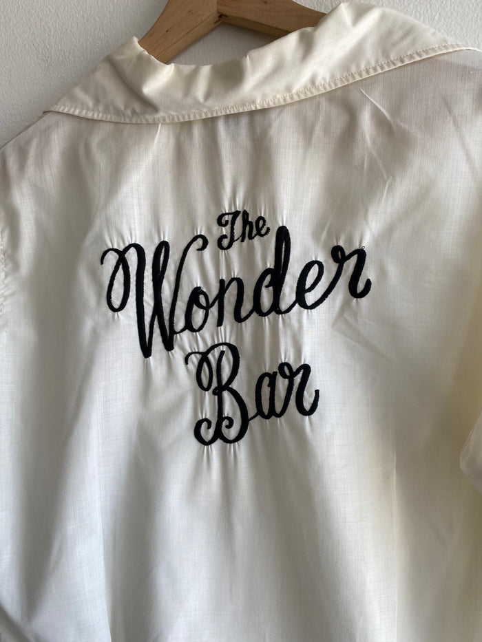 Vintage 1950/60’s “the Wonder Bar” Button-Up Bowling Shirt - La Lovely Vintage