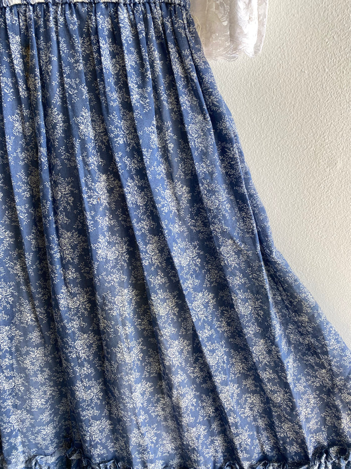 Vintage 1970’s Gunne Sax Floral Prarie Dress - La Lovely Vintage