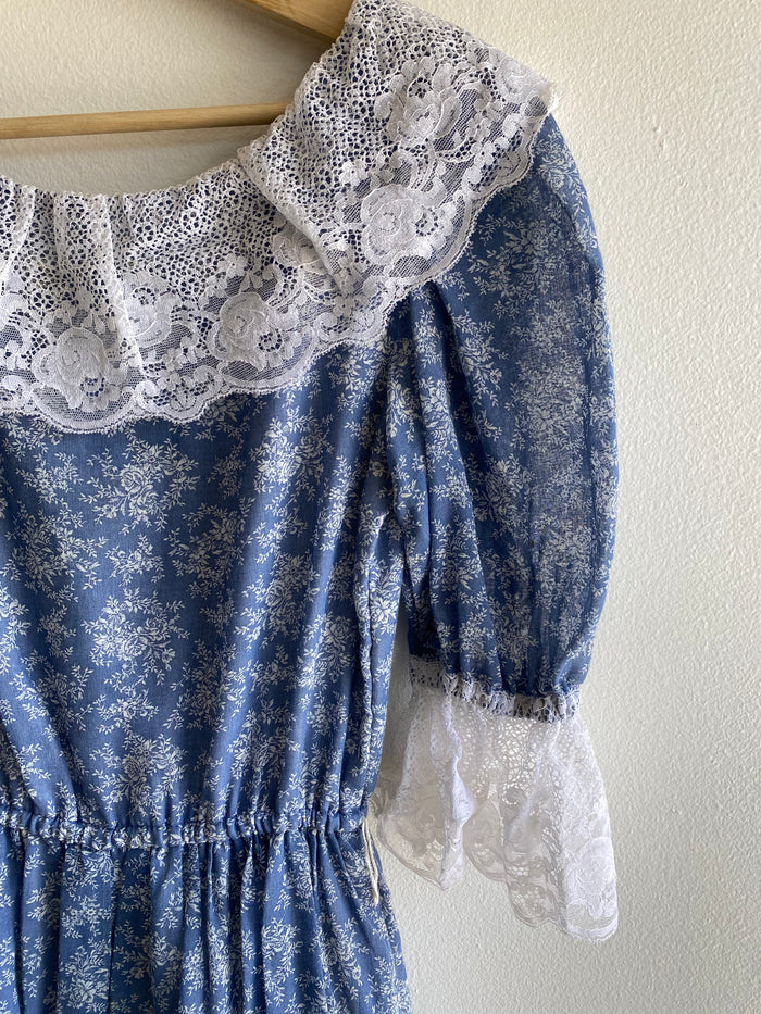 Vintage 1970’s Gunne Sax Floral Prarie Dress - La Lovely Vintage