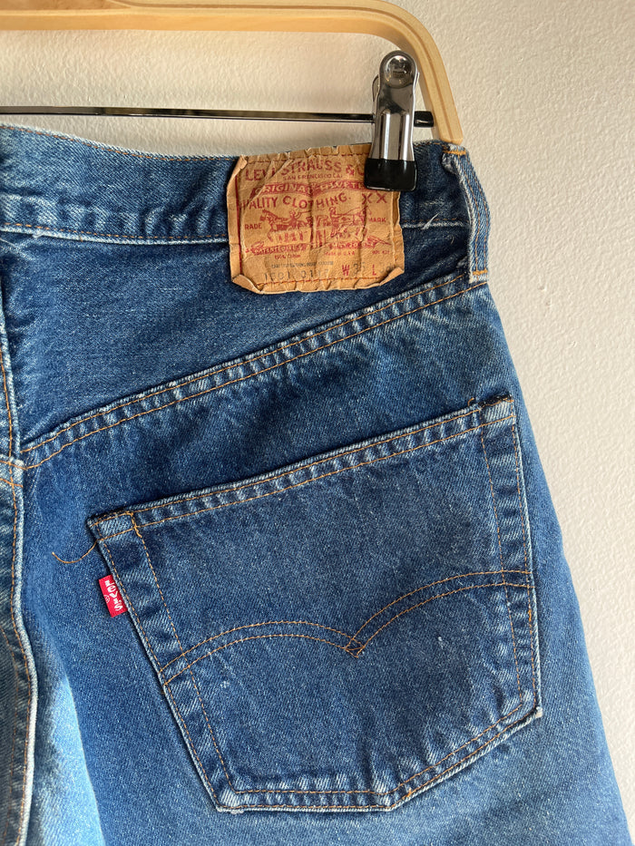Vintage 1980’s Levi’s 501 Selvedge Denim Shorts - La Lovely Vintage