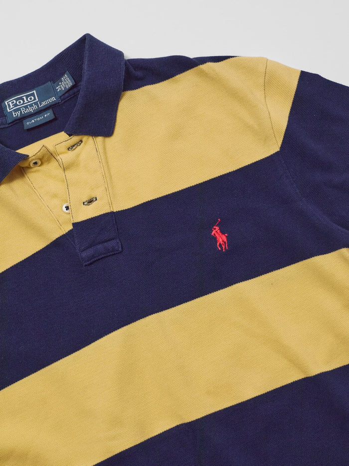 Vintage Polo Ralph Lauren Yellow & Blue Polo