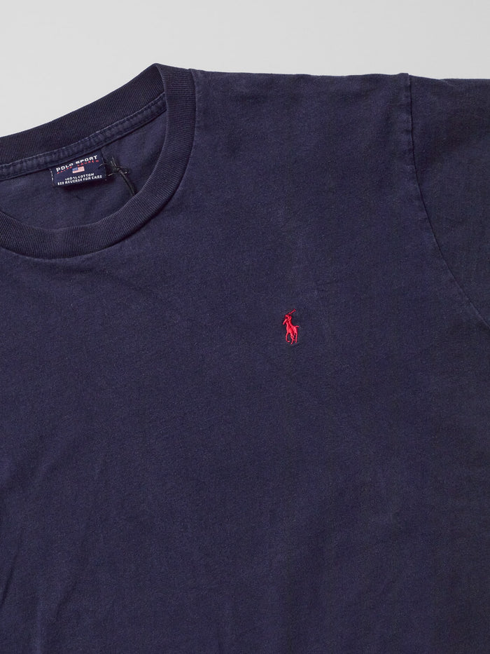 Vintage Polo Sport Ralph Lauren Navy Tee