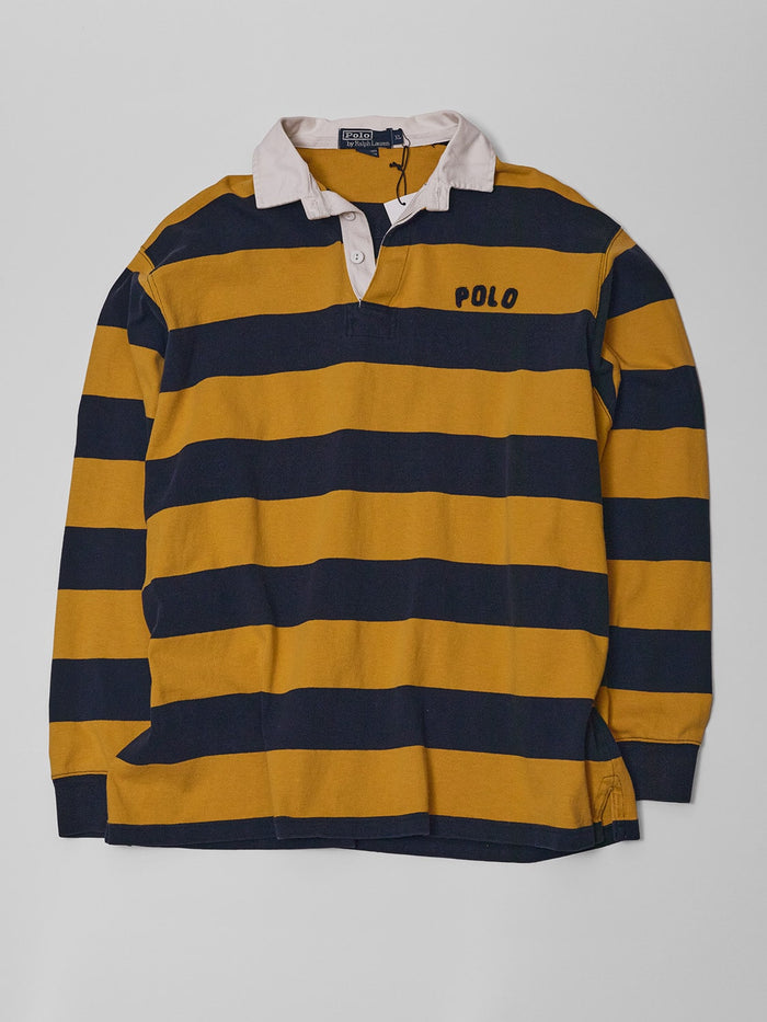 Vintage Ralph Lauren Striped Rugby Polo