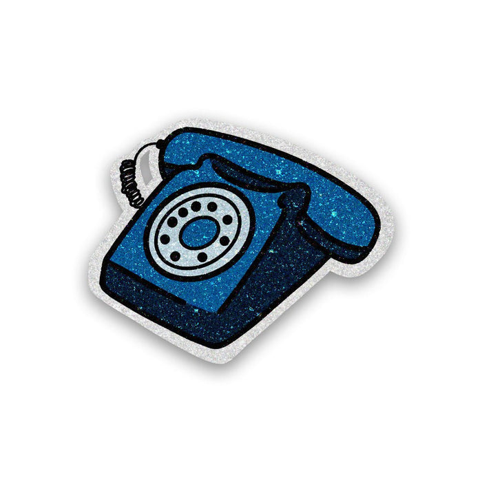 Vintage telephone Glitter Sticker - Glitter Stickers | STICK IT UP